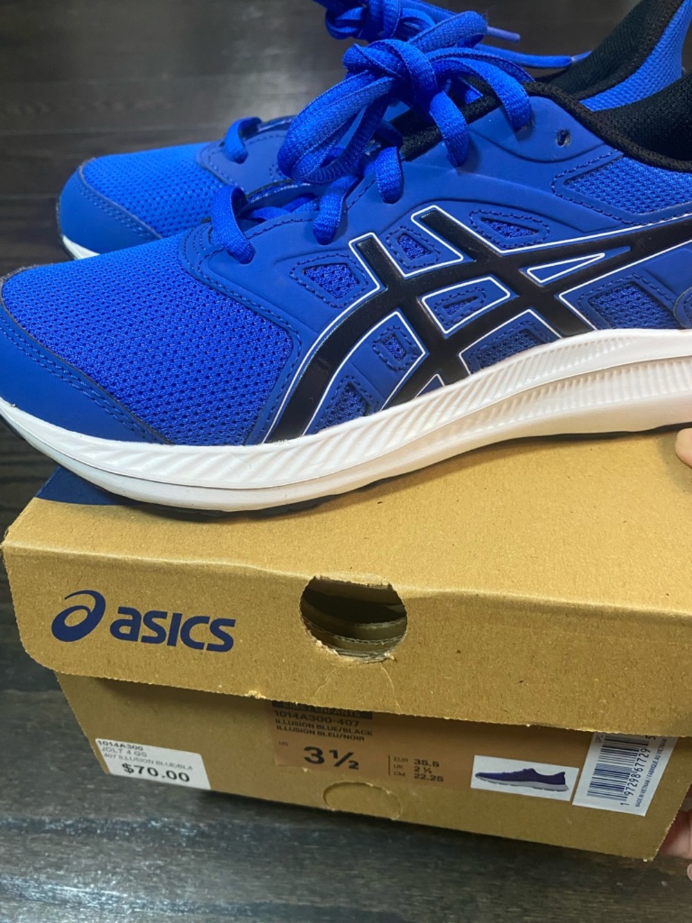 Brand new - ASICS Junior Running Shoes - Blue